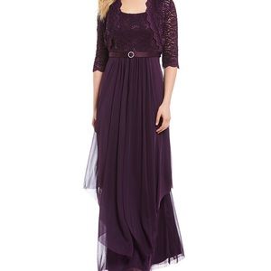 R &M Richards long formal dress